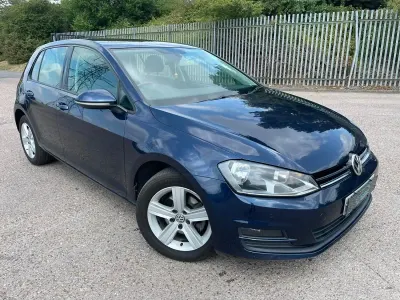 Used VW Golf VII Match 110 HP (80 kW) 2015 Blue Hatchback