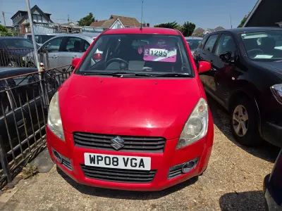 Used Suzuki Splash 75 HP (55 kW) 2008 Red Hatchback