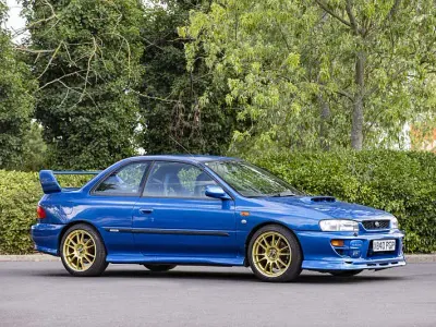 Used Subaru Impreza 276 HP (202 kW) 2000 Blue Sedan
