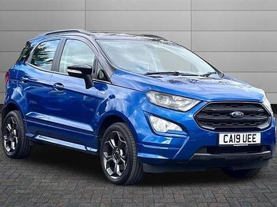 Used Ford Ecosport ST-Line 125 HP (91 kW) 2019 Lightning blue SUV