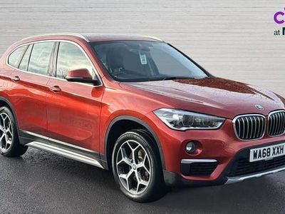 Used BMW X1 xLine 192 HP (141 kW) 2018 Orange SUV