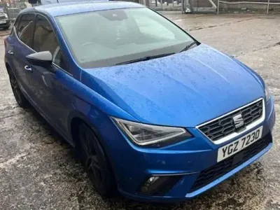 Used Seat Ibiza FR 95 HP (69 kW) 2022 Blue Hatchback