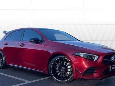 Red Used 2021 Mercedes A35 AMG Premium Plus Hatchback | £31,921 (Fair price)