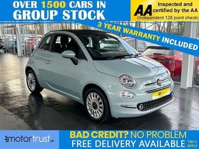 Used Fiat 500C S 70 HP (51 kW) 2023 Green Cabriolet