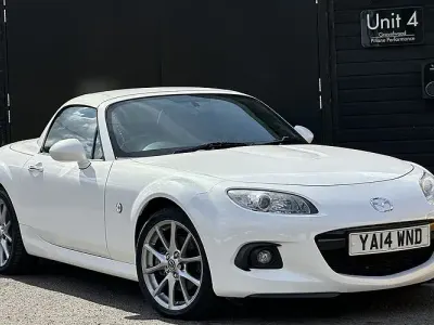 Used Mazda MX5 160 HP (117 kW) 2014 White Cabriolet