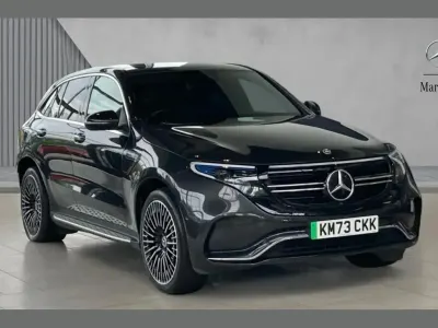 Used Mercedes EQC400 AMG Line Premium 300 kW (408 HP) 2023 Metallic paint graphite grey SUV