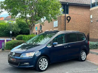 Used VW Sharan SEL 184 HP (135 kW) 2017 Blue MPV