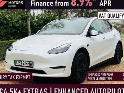 White Used 2022 Tesla Model Y Long Range AWD SUV | £27,690 (Fair price)