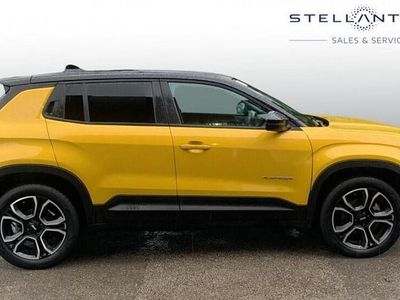 Used Jeep Avenger EV Summit 113 kW (154 HP) 2024 Yellow SUV