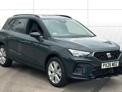 Used Seat Arona FR First Edition 115 HP (84 kW) 2026 Solid  fiord blue with black roof SUV