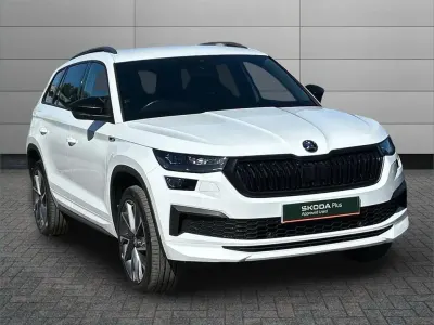 Gebraucht Skoda Kodiaq SportLine 150 PS (110 kW) 2024 Weiß SUV