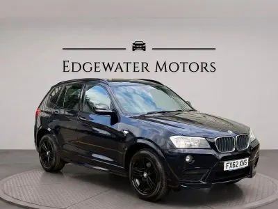 Used BMW X3 M Sport 184 HP (135 kW) 2012 Black SUV
