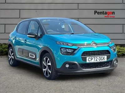Used Citroën C3 PureTech 110 HP (80 kW) 2023 Blue Hatchback