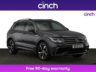 Grey Used 2021 VW Tiguan R-line SUV | £21,599 (Fair price)