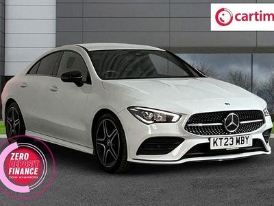 White Used 2023 Mercedes CLA180 AMG Line Premium Sedan | £22,599 (Fair price)