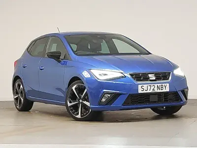 Used Seat Ibiza FR Sport 95 HP (69 kW) 2022 Blue Hatchback