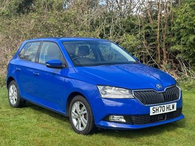 Used Skoda Fabia SE 60 HP (44 kW) 2020 Blue Hatchback