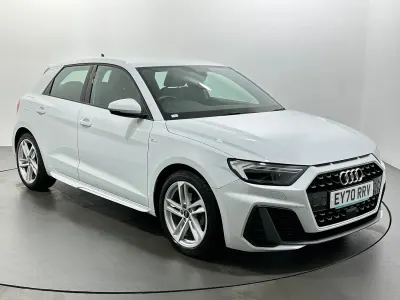 Usado Audi A1 Sportback S-Line 110 CV (80 kW) 2020 Blanco Utilitario