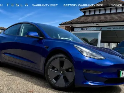 Used Tesla Model 3 Long Range RWD 366 kW (498 HP) 2023 Blue Sedan