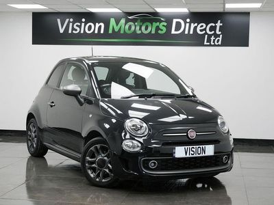 Black Used 2018 Fiat 500 S Hatchback | £4,870 (Fair price)