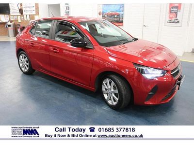 Used Vauxhall Corsa Design Edition 75 HP (55 kW) 2022 Red Hatchback