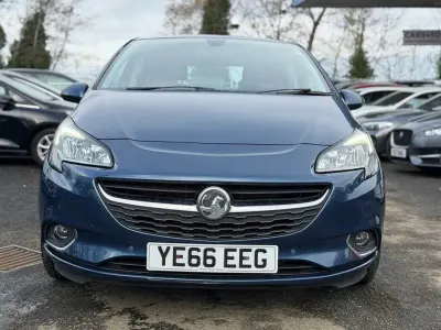 Used Vauxhall Corsa 90 HP (66 kW) 2016 Blue Hatchback