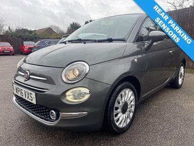 Grey Used 2016 Fiat 500 Lounge Hatchback | £6,995 (A bit pricey)