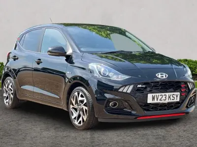 Used Hyundai i10 N Line 99 HP (72 kW) 2023 Black Hatchback