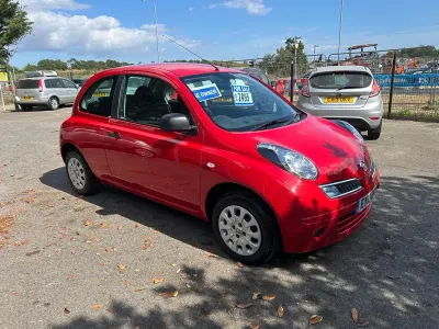 Used Nissan Micra Visia 65 HP (47 kW) 2010 Red Hatchback