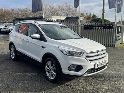 White Used 2018 Ford Kuga Titanium SUV | £8,995 (Good price)