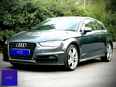 Used Audi A3 S-Line 125 HP (91 kW) 2014 Grey Hatchback