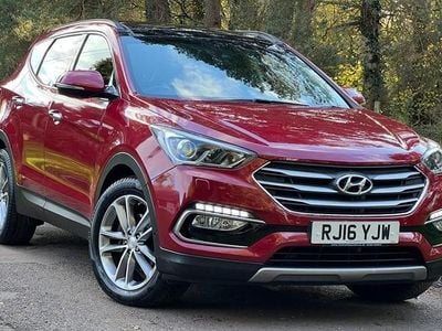 Red Used 2016 Hyundai Santa Fe Premium SE SUV | £13,950 (Fair price)