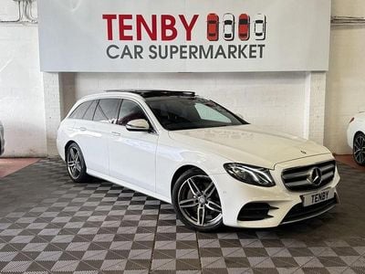 Used Mercedes E220 AMG Line Premium 2017 White Estate