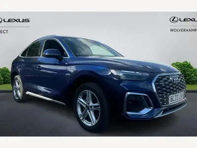 Used Audi Q5 Sportback S-Line 204 HP (150 kW) 2022 Blue SUV
