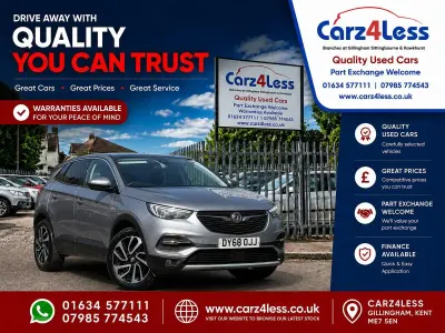 Used Vauxhall Grandland X Elite 130 HP (95 kW) 2018 Grey SUV