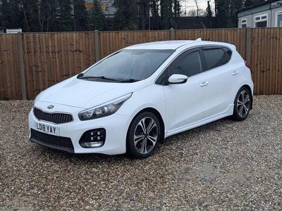 Used Kia Ceed GT-Line 118 HP (86 kW) 2018 White Hatchback