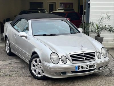 Silver Used 2002 Mercedes CLK320 Avantgarde Cabriolet | £9,995