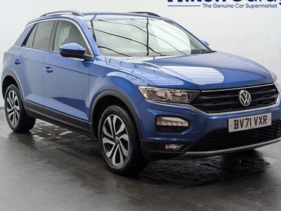 Blue Used 2021 VW T-Roc Active SUV | £16,350 (Fair price)