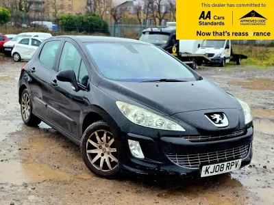 Używany Peugeot 308 140 KM (102 kW) 2008 Czarny Hatchback