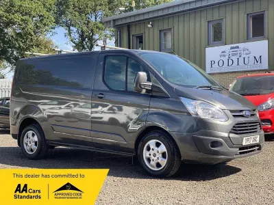 Used Ford Transit Custom Limited 130 HP (95 kW) 2017 Grey Van