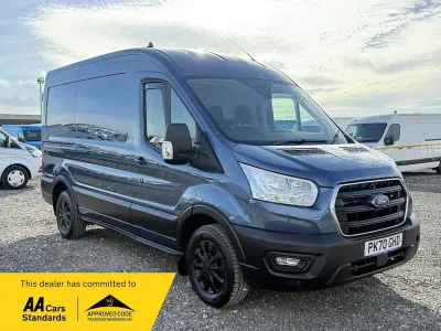 Used Ford Transit Trend 130 HP (95 kW) 2020 Blue Van