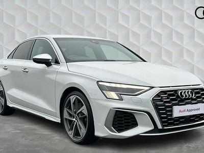 White Used 2021 Audi S3 Comfort Sedan | £29,666 (Fair price)