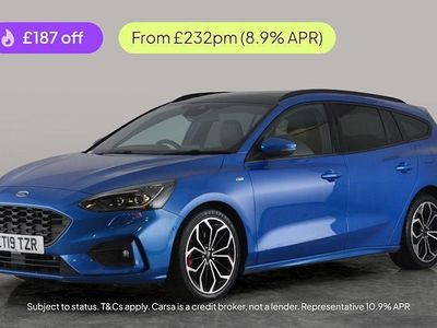 Blue Used 2019 Ford Focus ST-Line X Estate | £12,994 (Fair price)