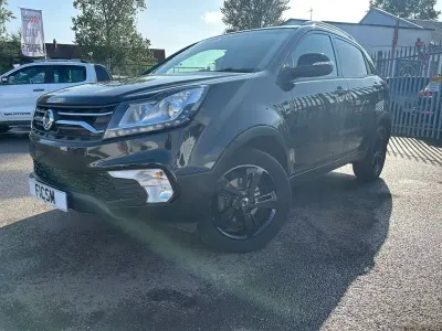 Used SsangYong Korando 176 HP (129 kW) 2018 Black Estate