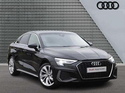 Used Audi A3 S-Line 147 HP (108 kW) 2022 Black Sedan