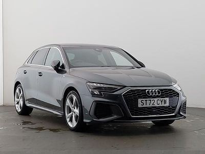 Używany Audi A3 S-Line 150 KM (110 kW) 2022 Szary Sedan/Limuzyna