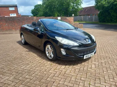 Used Peugeot 308 CC 150 HP (110 kW) 2010 Black Cabriolet