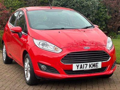 Used Ford Fiesta Zetec 2017 Red Hatchback