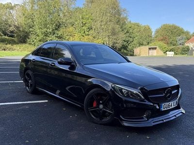 Used Mercedes C220 AMG line 170 HP (125 kW) 2014 Black Sedan