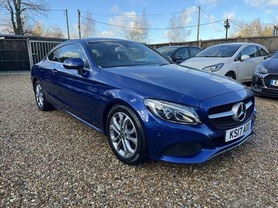 Used Mercedes C220 2017 Blue Coupe
